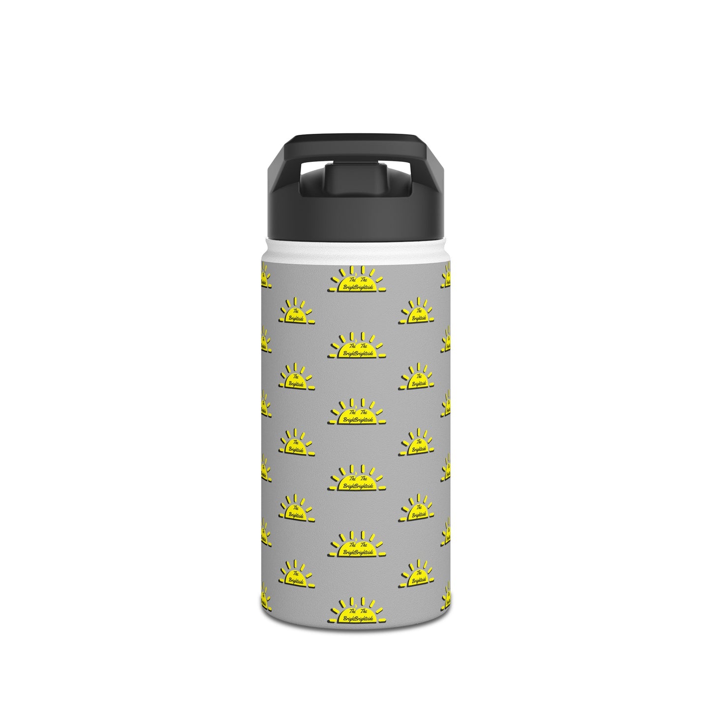 Brightside Gray Stainless Steel Water Bottle