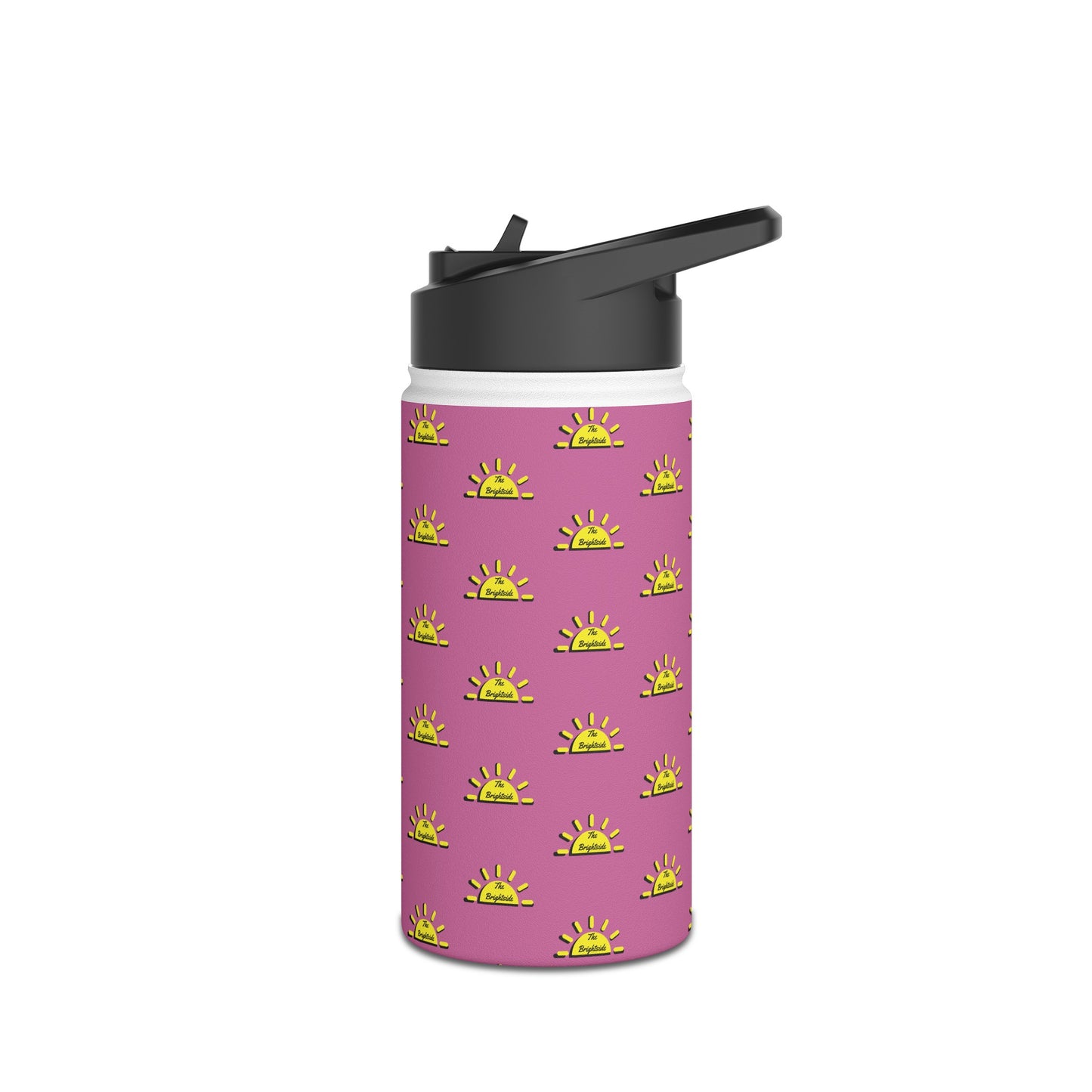 Brightside Pink Stainless Steel Water Bottle