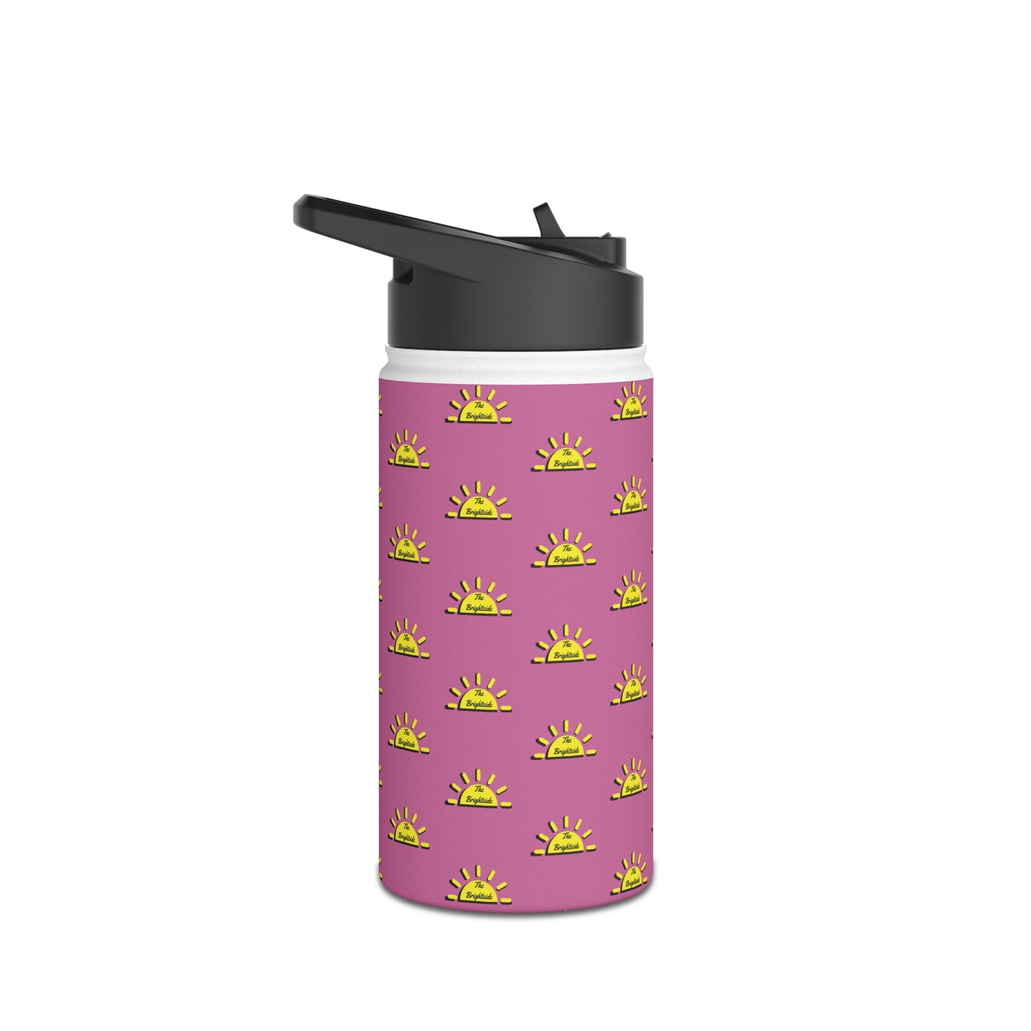 Brightside Pink Stainless Steel Water Bottle